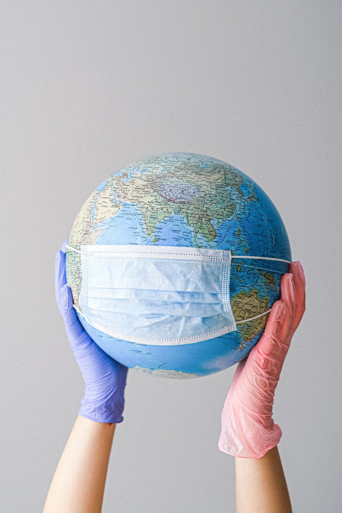 side hustle, a globe with a mask