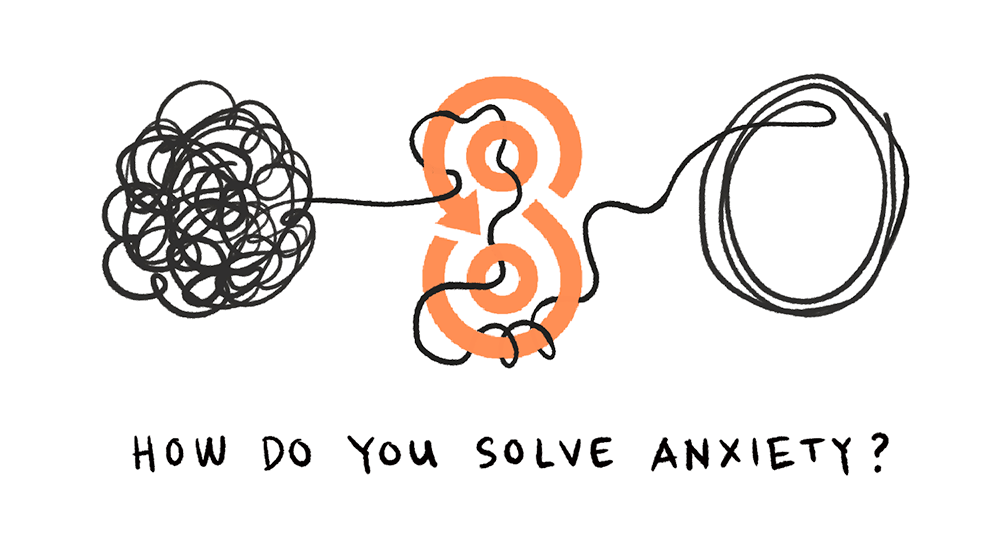 Why Career Mentors Can Provide Advice for Work Problems; a visual representation of solving workplace anxiety