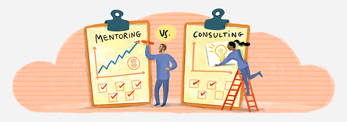 Mentoring Vs. Consulting - 5 Key Differences You Need to Know; mentoring vs consulting comparison